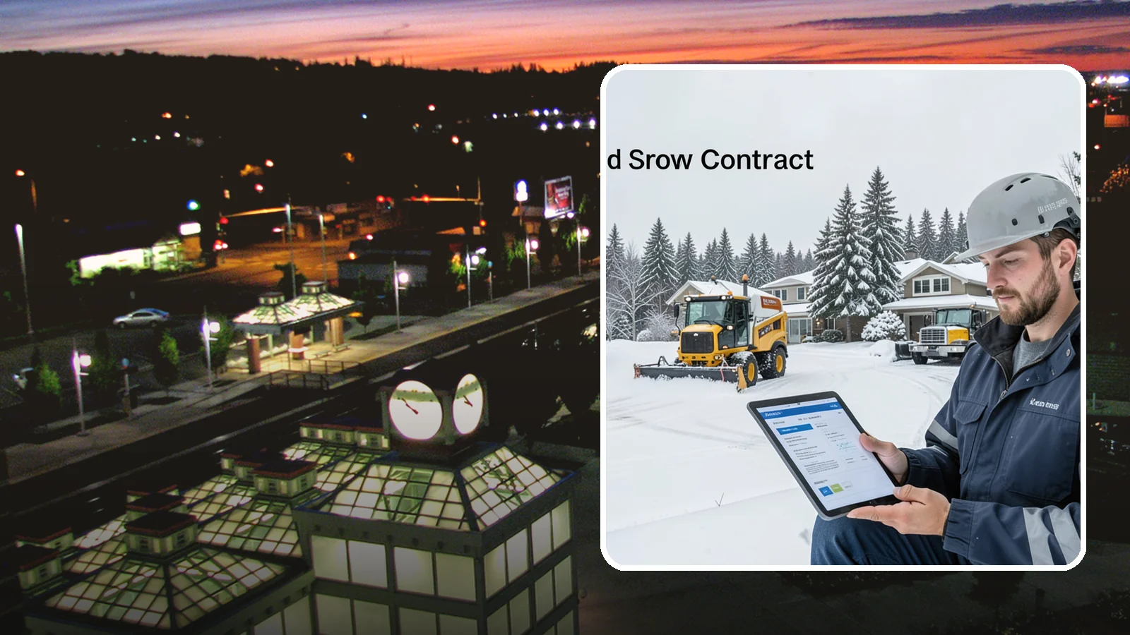 Seasonal Snow Contract in Auburn, King County, WA - A single flat-rate agreement covering unlimited qualifying clearings for the entire winter season.