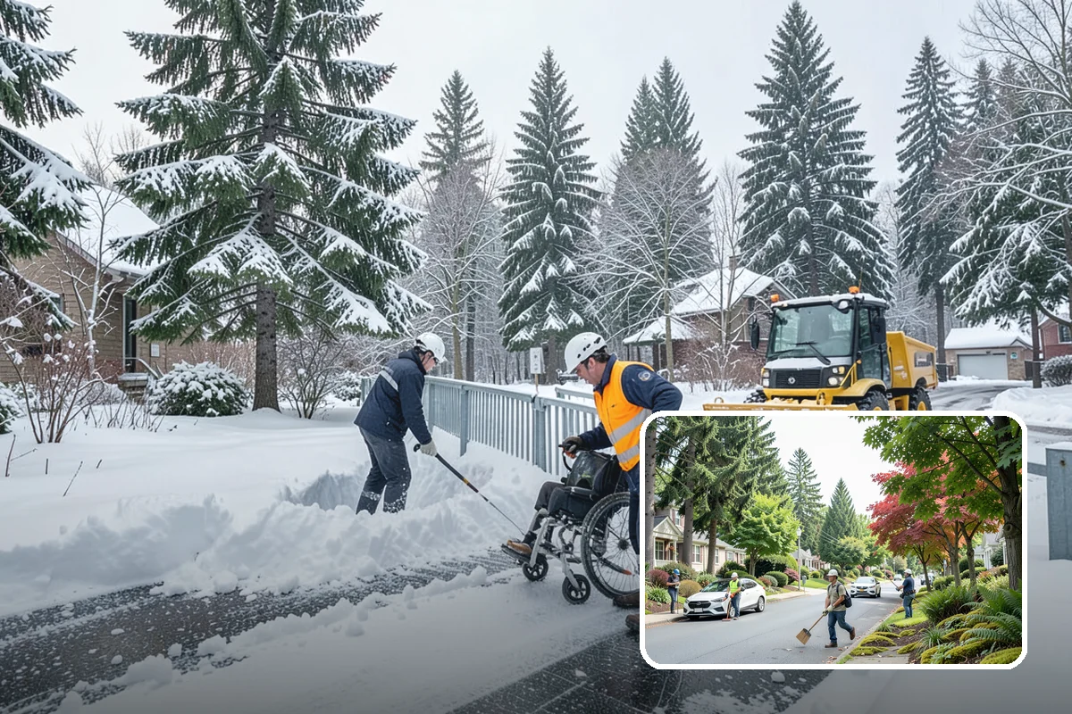 Seasonal Snow Contract in Beaux Arts Village, King County, WA - One predictable price for the full winter