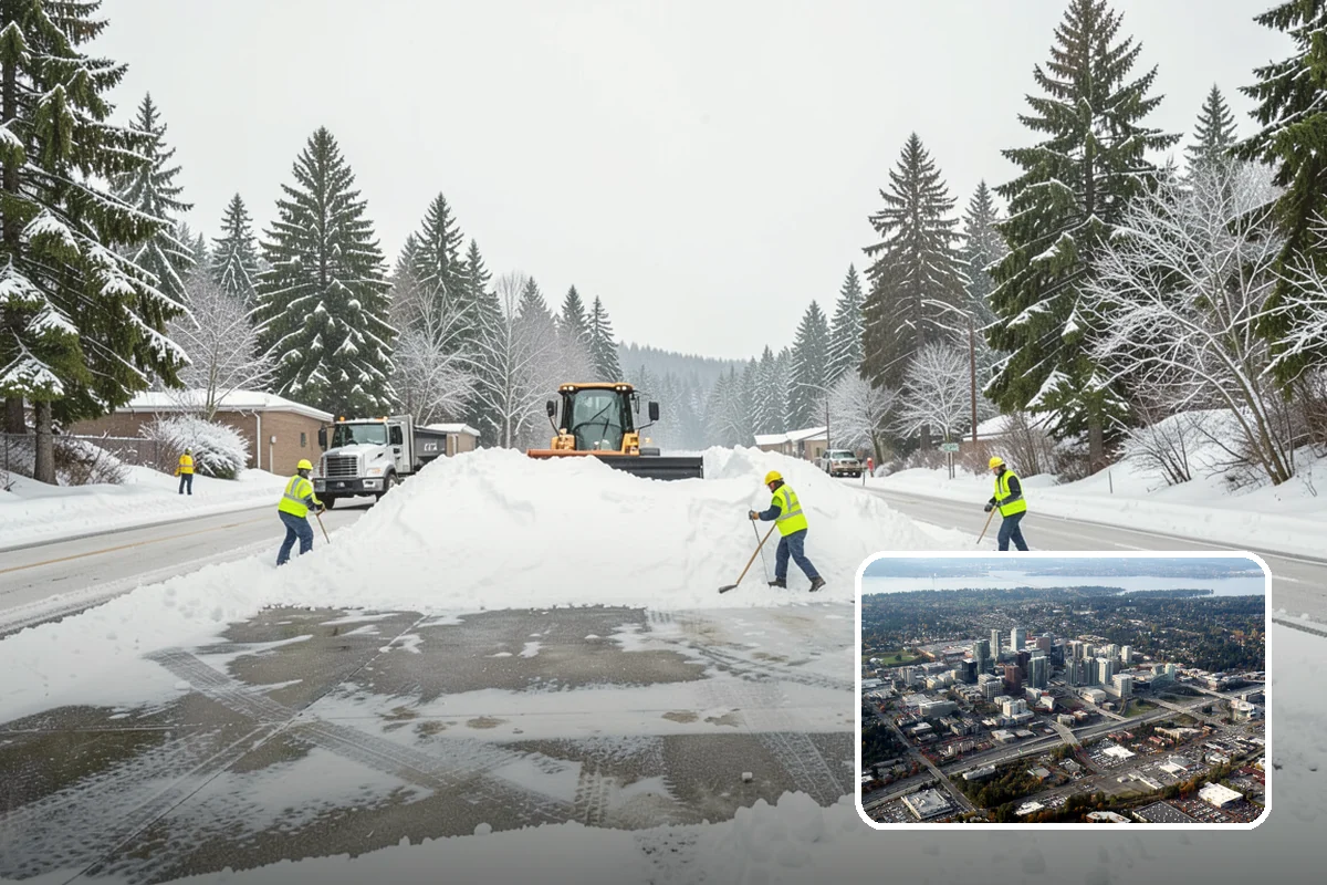 Seasonal Snow Contract in Bellevue, King County, WA - One predictable price for the full winter