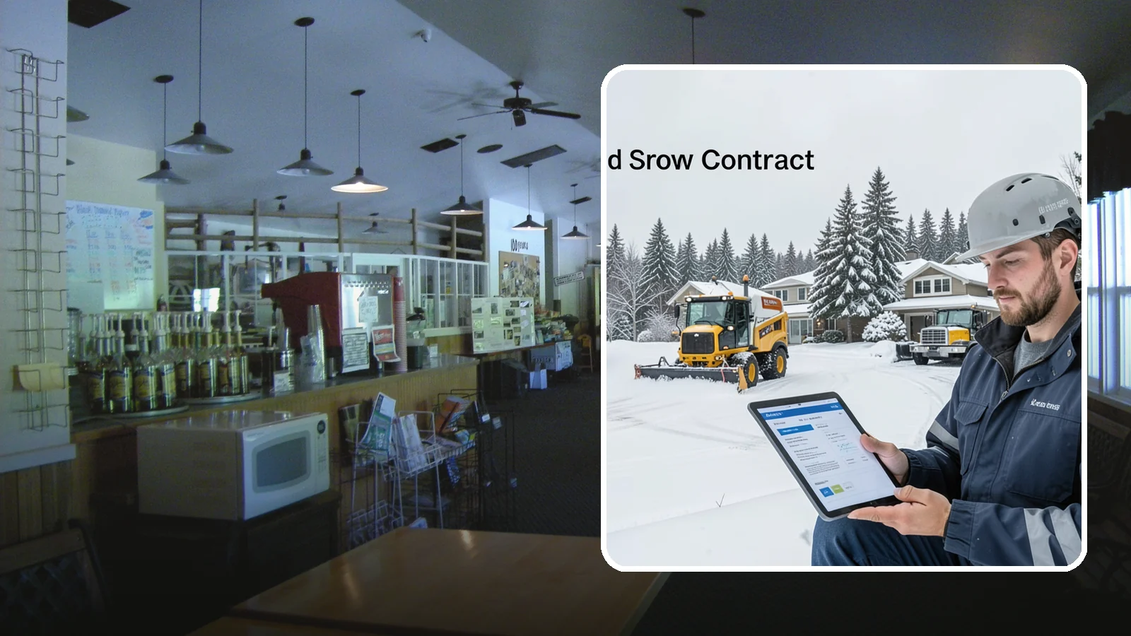 Seasonal Snow Contract in Black Diamond, King County, WA - A single flat-rate agreement covering unlimited qualifying clearings for the entire winter season.