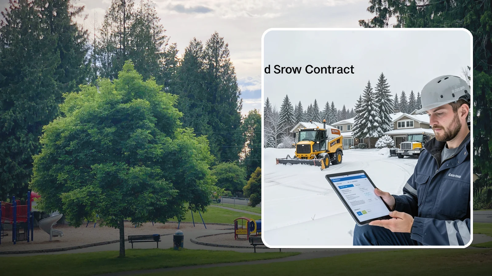 Seasonal Snow Contract in Bonney Lake, Pierce County, WA - A single flat-rate agreement covering unlimited qualifying clearings for the entire winter season.