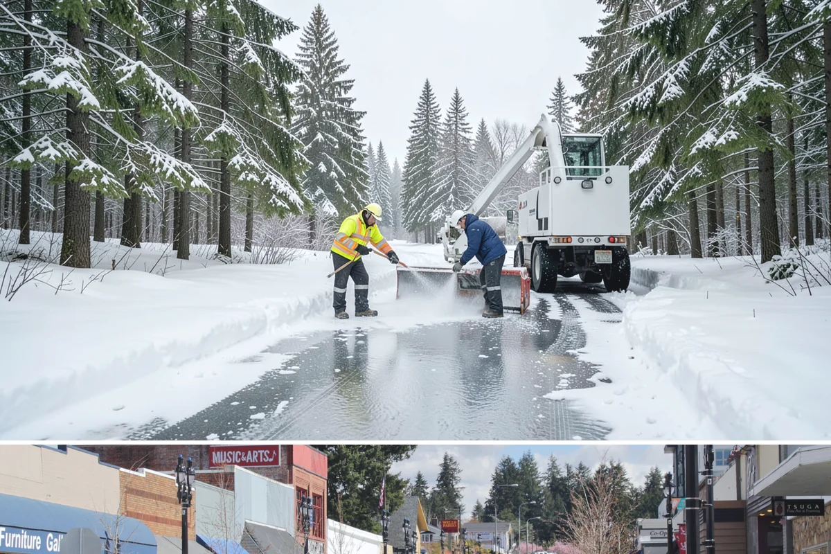 Seasonal Snow Contract in Bothell, King County, WA - Contracts are signed in autumn, ideally by October or November, before the first snow risk arrives.