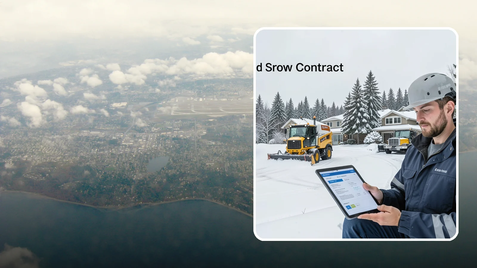 Seasonal Snow Contract in Burien, King County, WA - A single flat-rate agreement covering unlimited qualifying clearings for the entire winter season.
