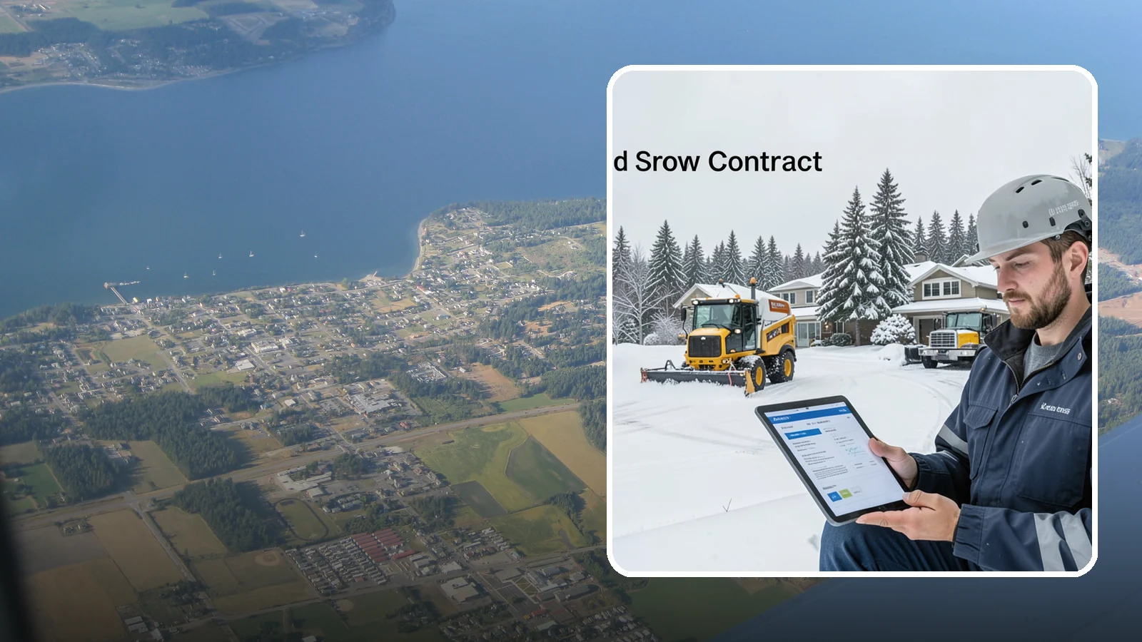 Seasonal Snow Contract in Coupeville, Island County, WA - A single flat-rate agreement covering unlimited qualifying clearings for the entire winter season.
