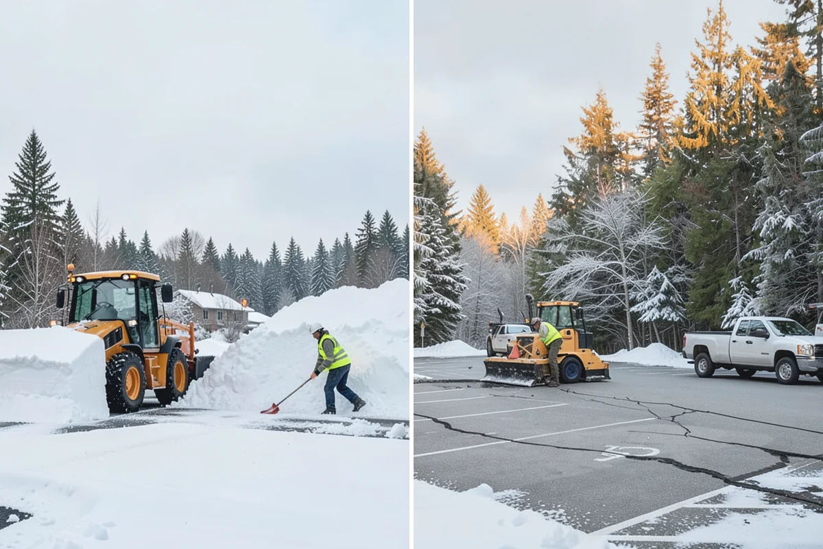 Seasonal Snow Contract in Des Moines, King County, WA - We assess your property and quote a flat seasonal rate