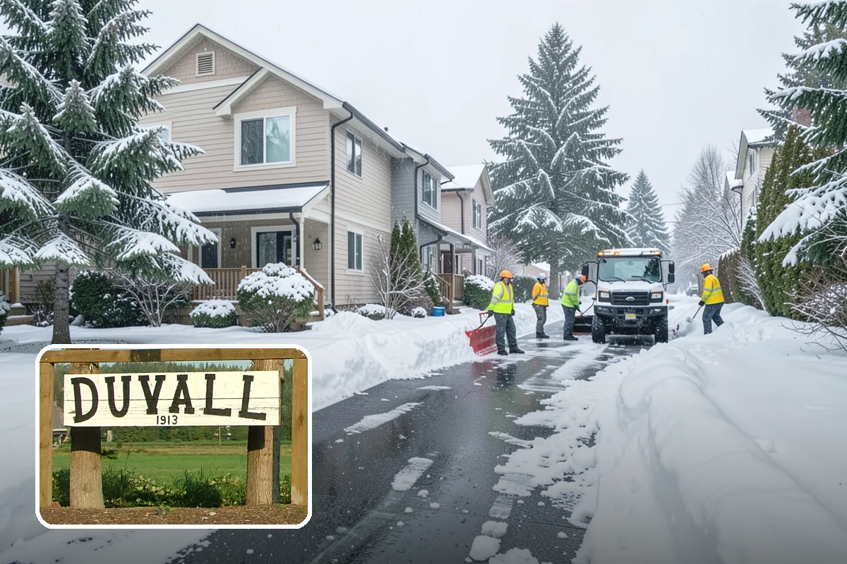 Seasonal Snow Contract in Duvall, King County, WA - One predictable price for the full winter