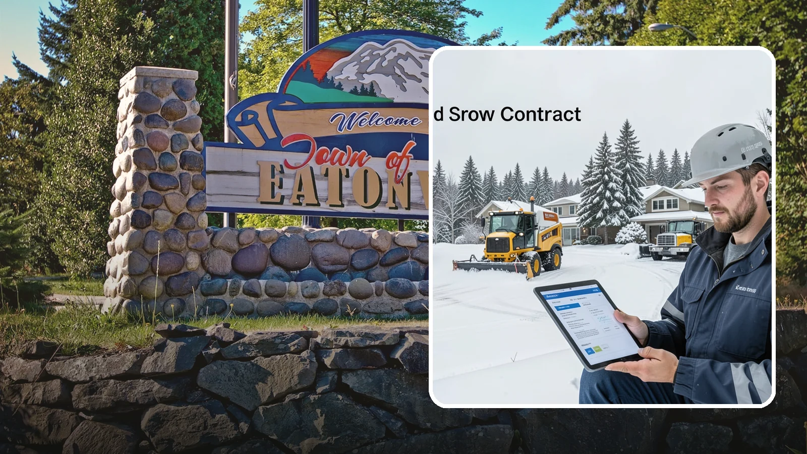 Seasonal Snow Contract in Eatonville, Pierce County, WA - A single flat-rate agreement covering unlimited qualifying clearings for the entire winter season.
