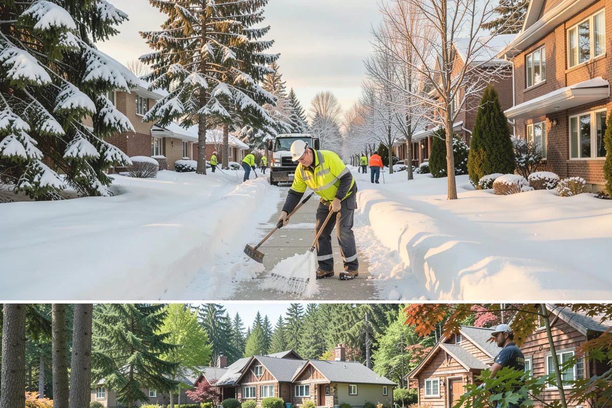 Seasonal Snow Contract in Edgewood, Pierce County, WA - Contracts are signed in autumn, ideally by October or November, before the first snow risk arrives.