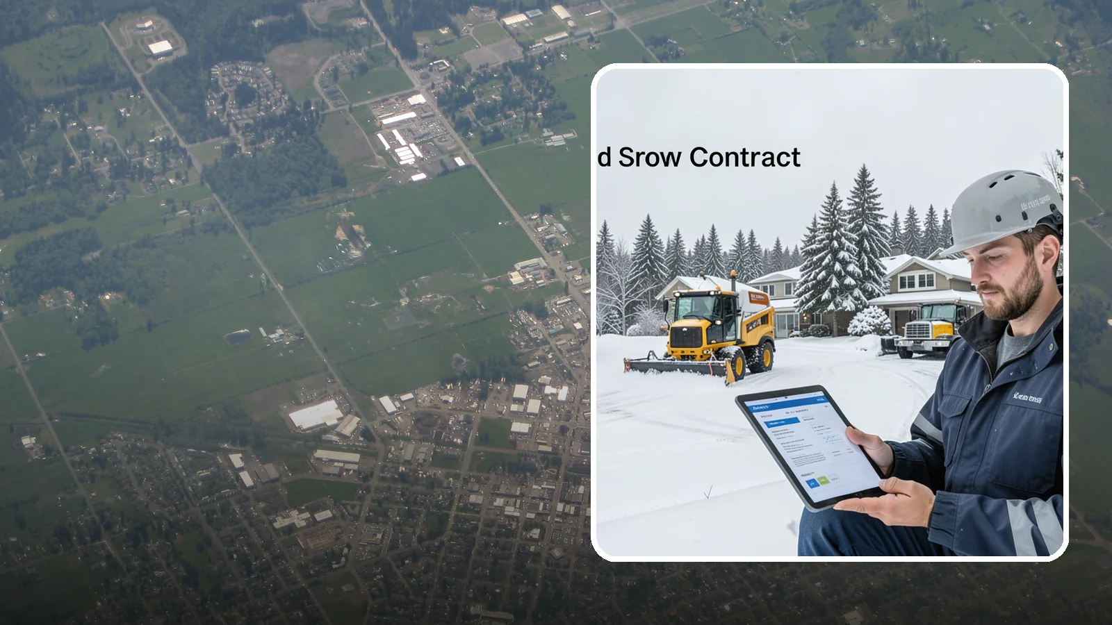 Seasonal Snow Contract in Enumclaw, King County, WA - A single flat-rate agreement covering unlimited qualifying clearings for the entire winter season.