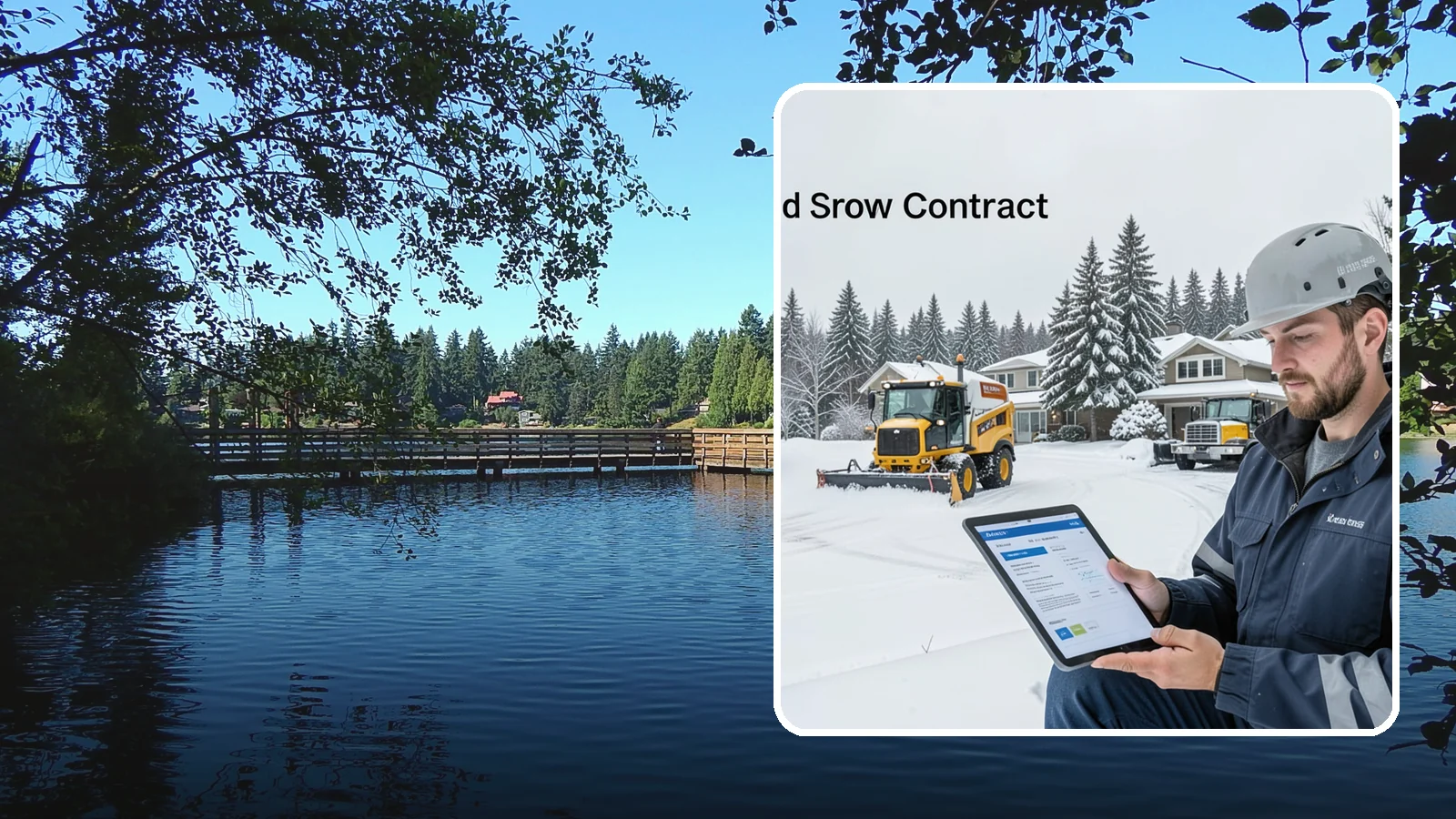 Seasonal Snow Contract in Federal Way, King County, WA - A single flat-rate agreement covering unlimited qualifying clearings for the entire winter season.