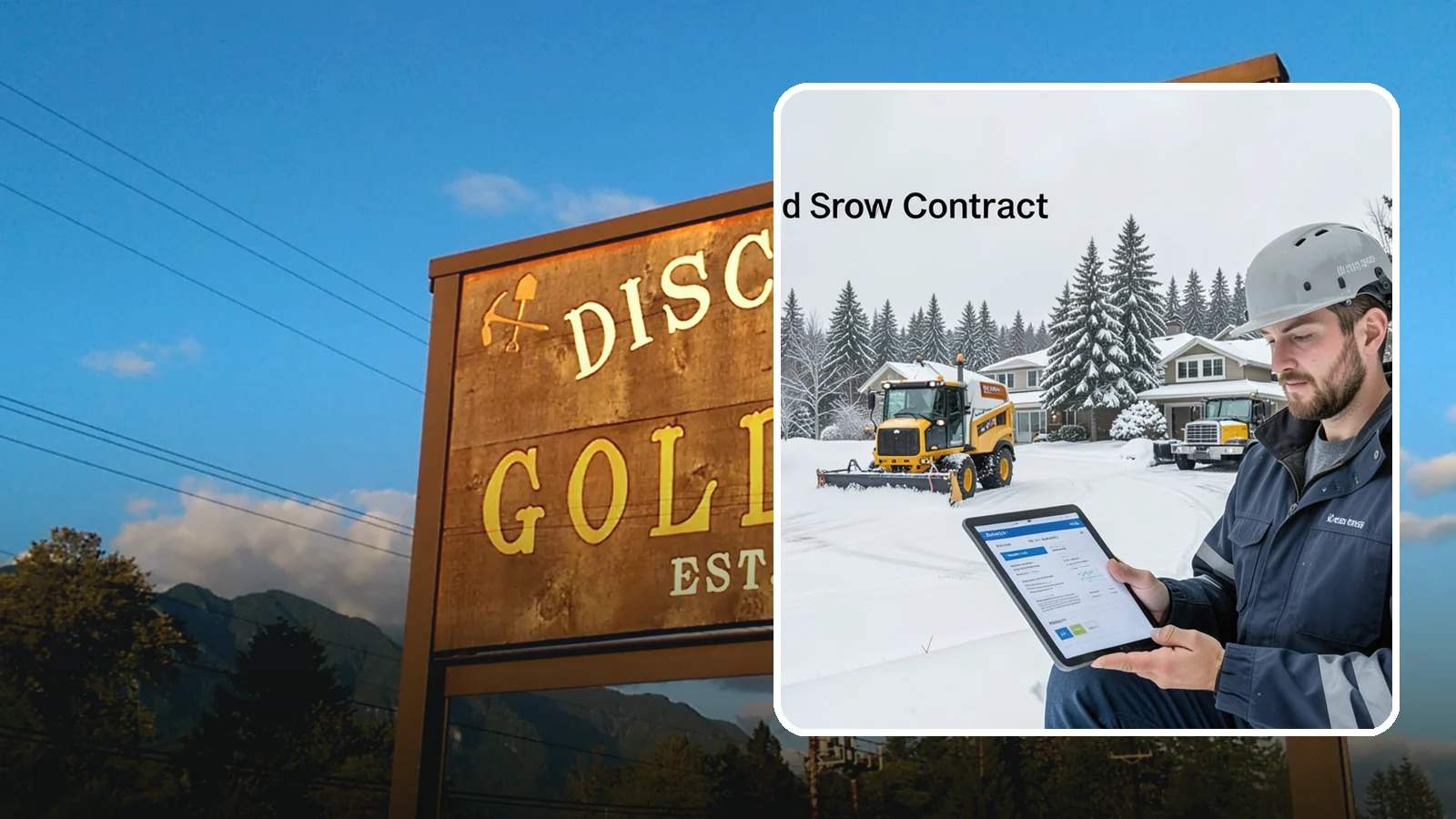 Seasonal Snow Contract in Gold Bar, Snohomish County, WA - A single flat-rate agreement covering unlimited qualifying clearings for the entire winter season.