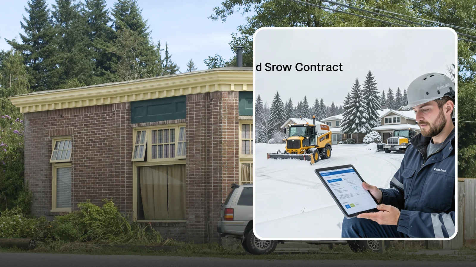Seasonal Snow Contract in Hamilton, Skagit County, WA - A single flat-rate agreement covering unlimited qualifying clearings for the entire winter season.