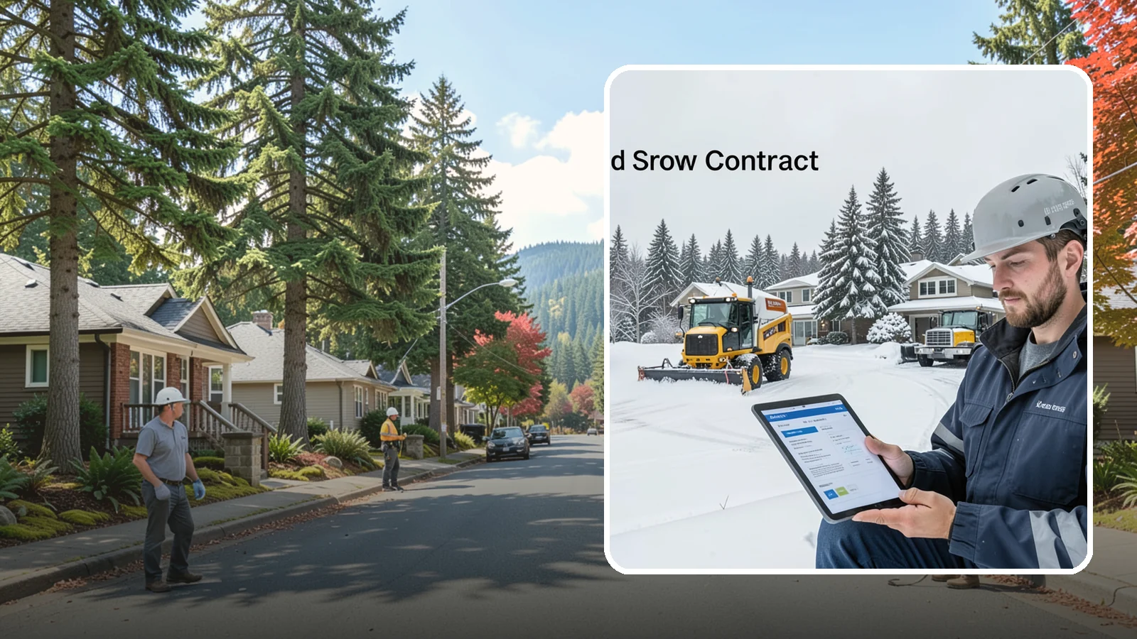 Seasonal Snow Contract in Hunts Point, King County, WA - A single flat-rate agreement covering unlimited qualifying clearings for the entire winter season.