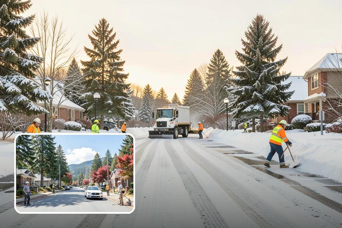 Seasonal Snow Contract in Hunts Point, King County, WA - One predictable price for the full winter