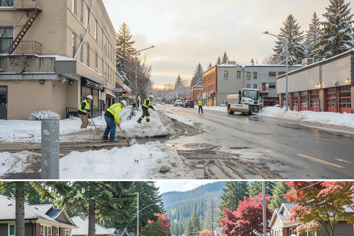 Seasonal Snow Contract in Hunts Point, King County, WA - Contracts are signed in autumn, ideally by October or November, before the first snow risk arrives.