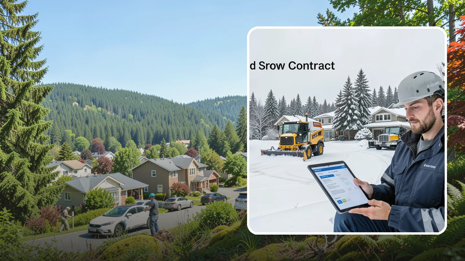 Seasonal Snow Contract in Index, Snohomish County, WA - A single flat-rate agreement covering unlimited qualifying clearings for the entire winter season.