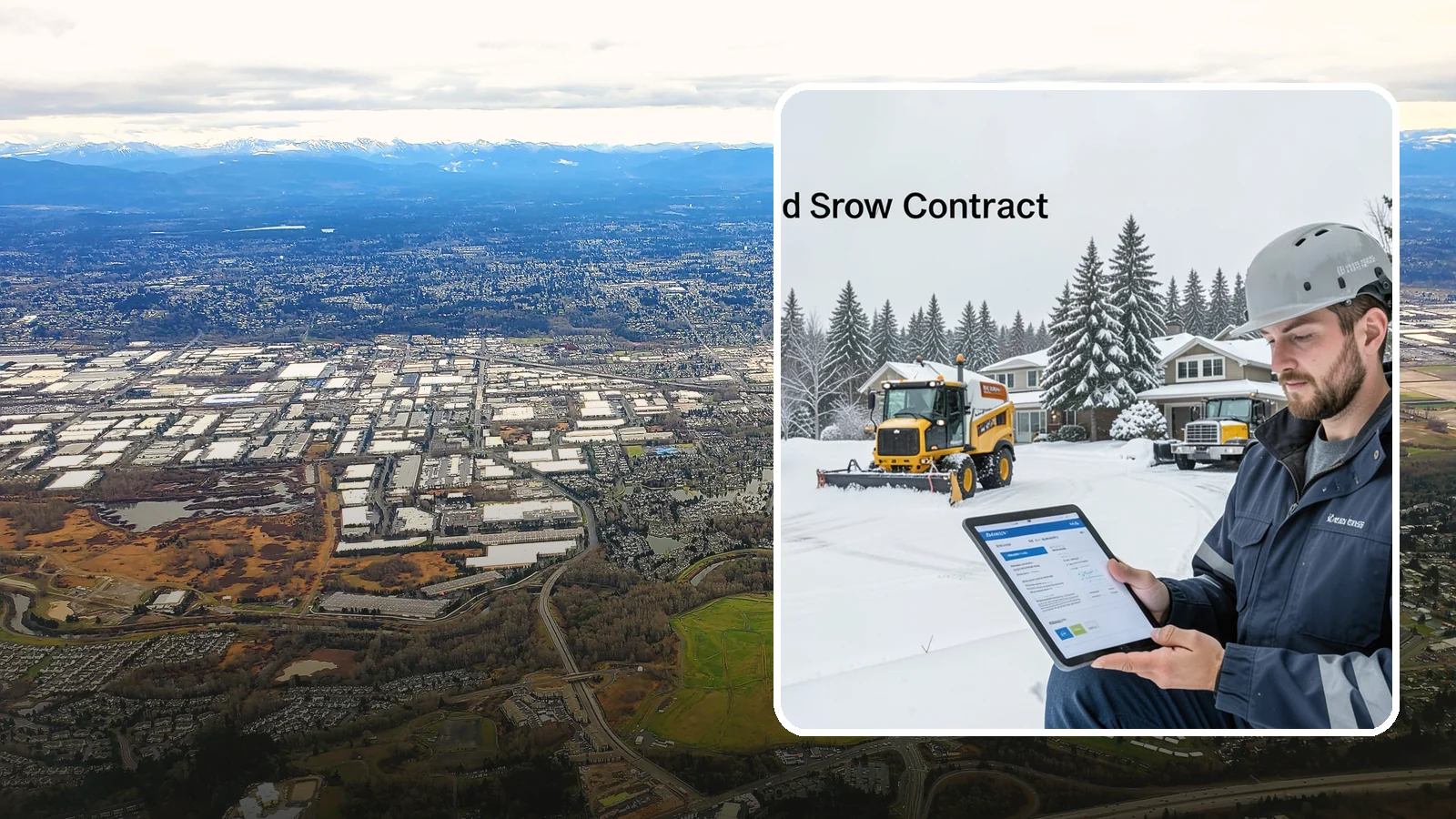 Seasonal Snow Contract in Kent, King County, WA - A single flat-rate agreement covering unlimited qualifying clearings for the entire winter season.