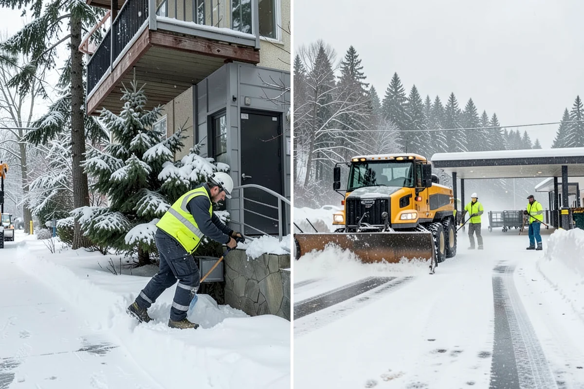 Seasonal Snow Contract in Lake Forest Park, King County, WA - We assess your property and quote a flat seasonal rate