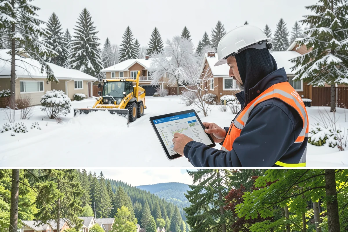 Seasonal Snow Contract in Lake Forest Park, King County, WA - Contracts are signed in autumn, ideally by October or November, before the first snow risk arrives.