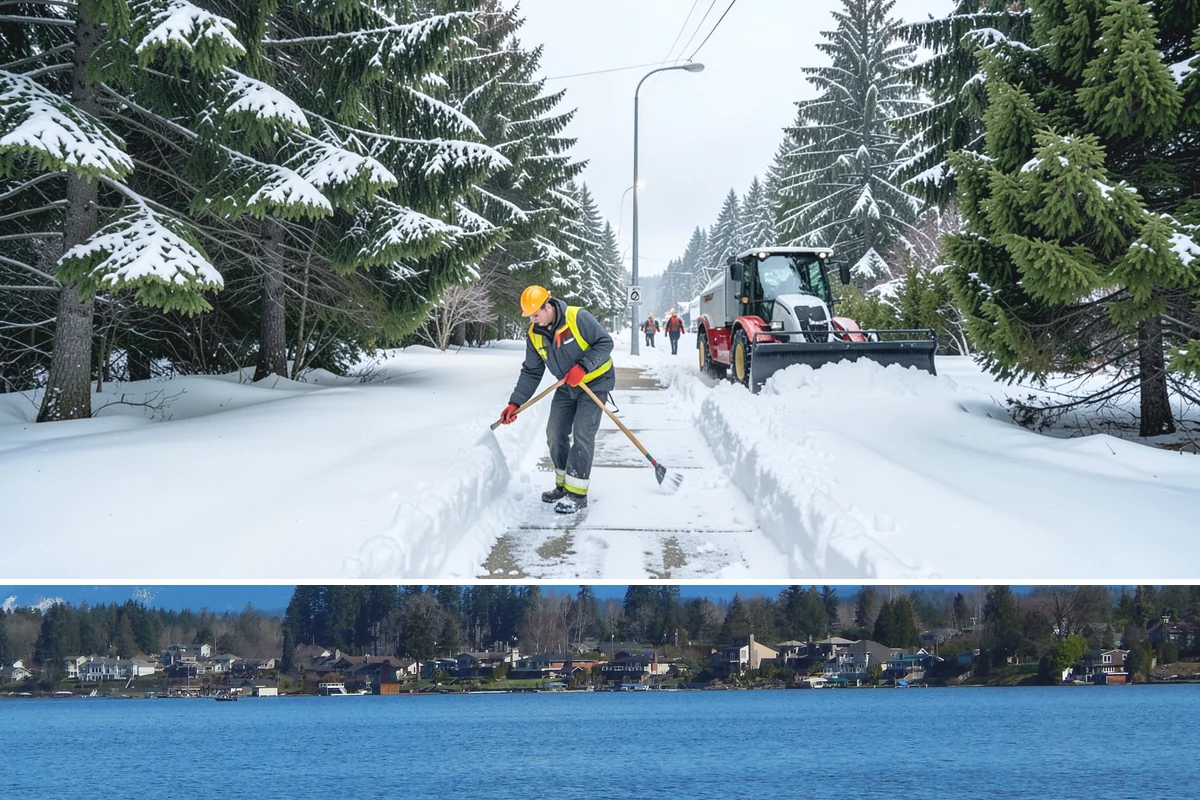 Seasonal Snow Contract in Lake Stevens, Snohomish County, WA - Contracts are signed in autumn, ideally by October or November, before the first snow risk arrives.