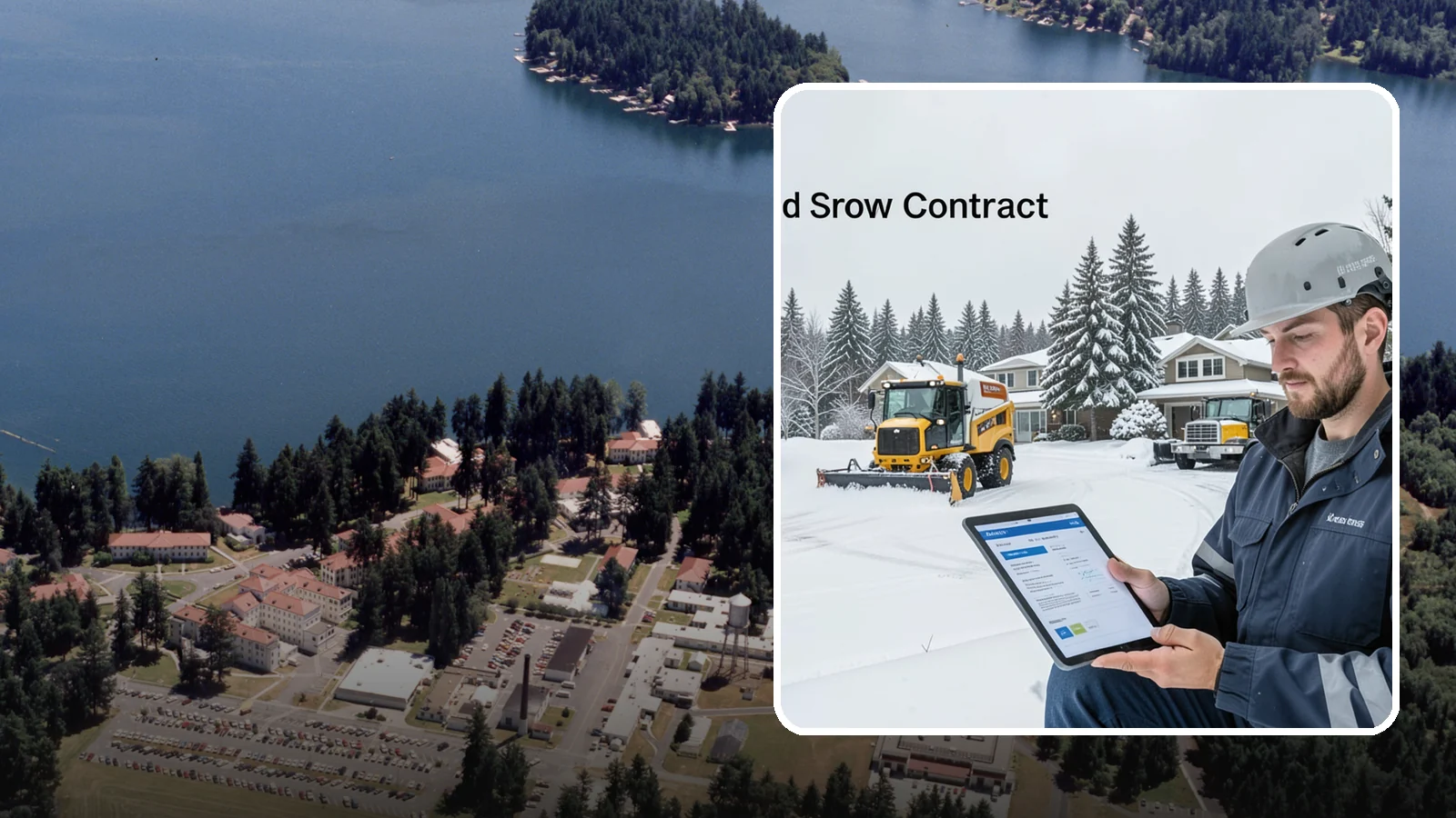 Seasonal Snow Contract in Lakewood, Pierce County, WA - A single flat-rate agreement covering unlimited qualifying clearings for the entire winter season.