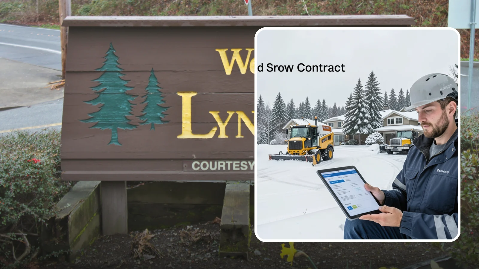 Seasonal Snow Contract in Lynnwood, Snohomish County, WA - A single flat-rate agreement covering unlimited qualifying clearings for the entire winter season.