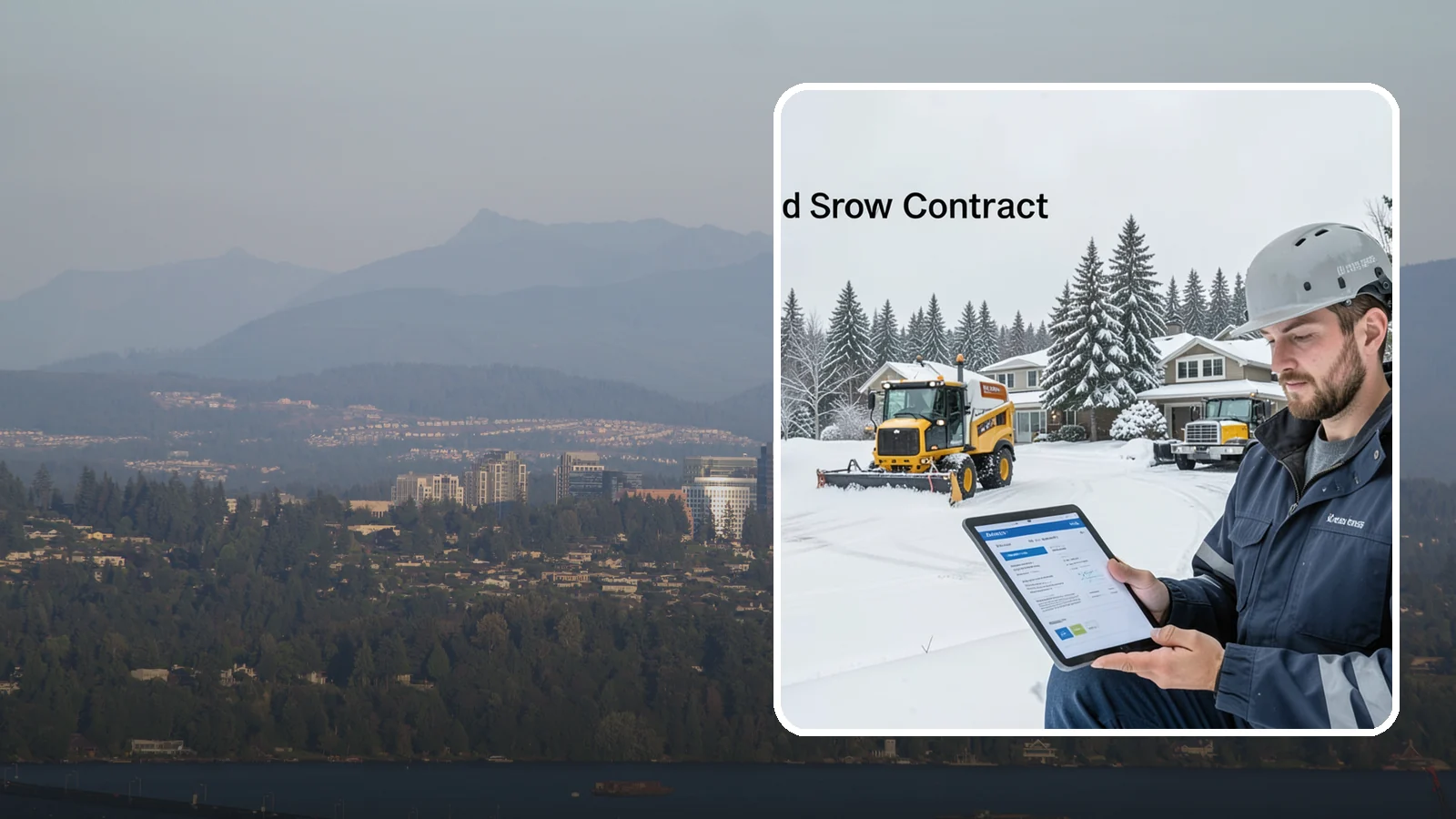 Seasonal Snow Contract in Medina, King County, WA - A single flat-rate agreement covering unlimited qualifying clearings for the entire winter season.