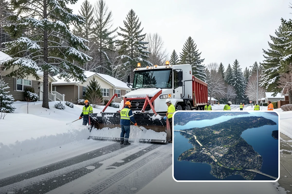 Seasonal Snow Contract in Mercer Island, King County, WA - One predictable price for the full winter
