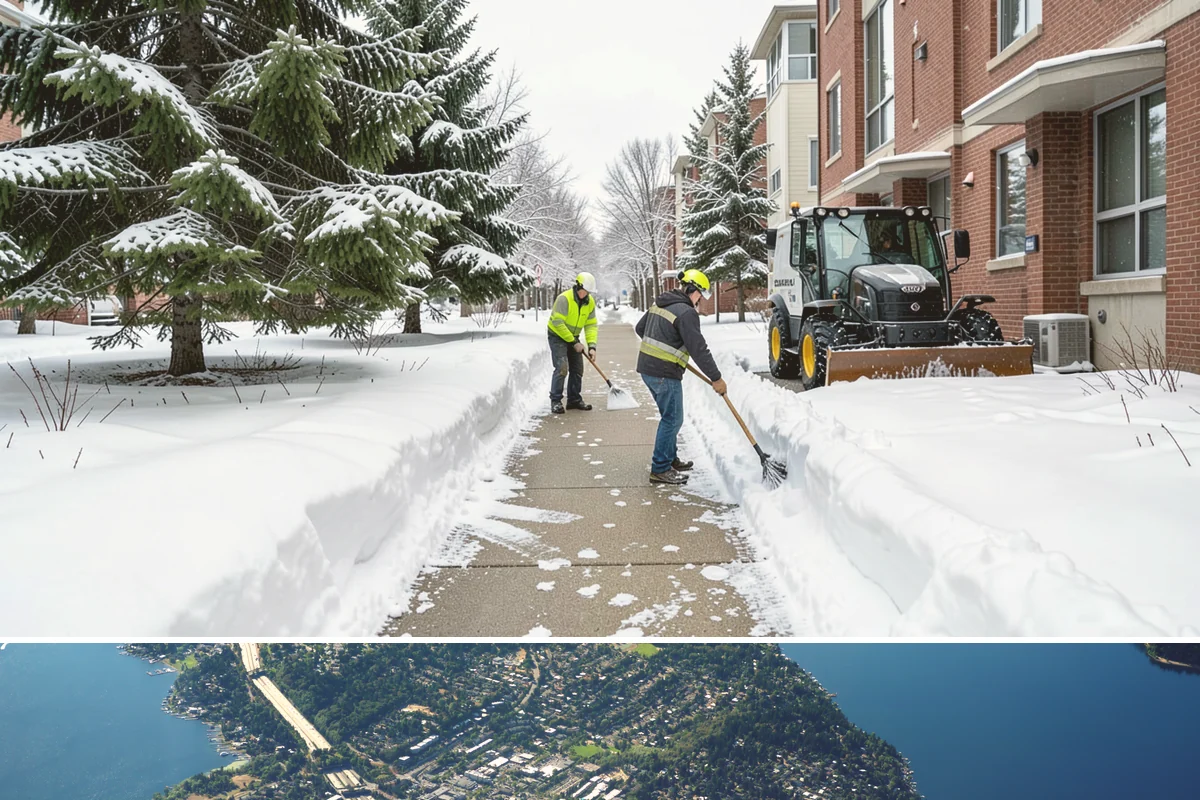 Seasonal Snow Contract in Mercer Island, King County, WA - Contracts are signed in autumn, ideally by October or November, before the first snow risk arrives.