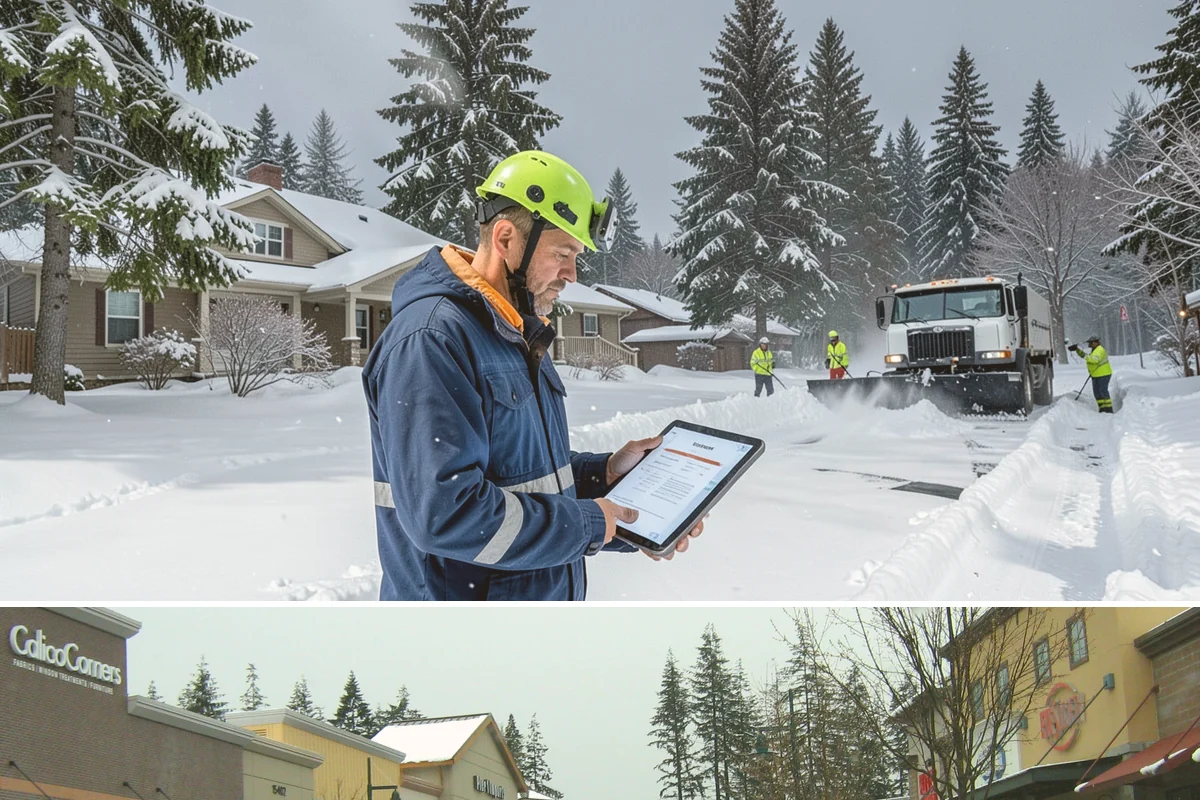 Seasonal Snow Contract in Mill Creek, Snohomish County, WA - Contracts are signed in autumn, ideally by October or November, before the first snow risk arrives.
