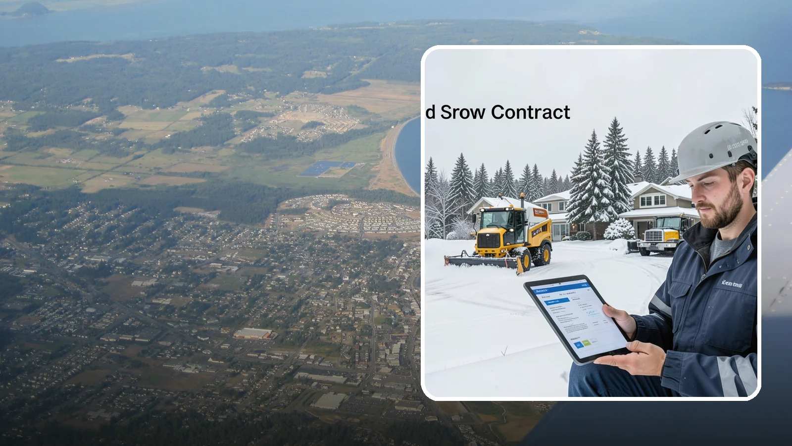 Seasonal Snow Contract in Oak Harbor, Island County, WA - A single flat-rate agreement covering unlimited qualifying clearings for the entire winter season.