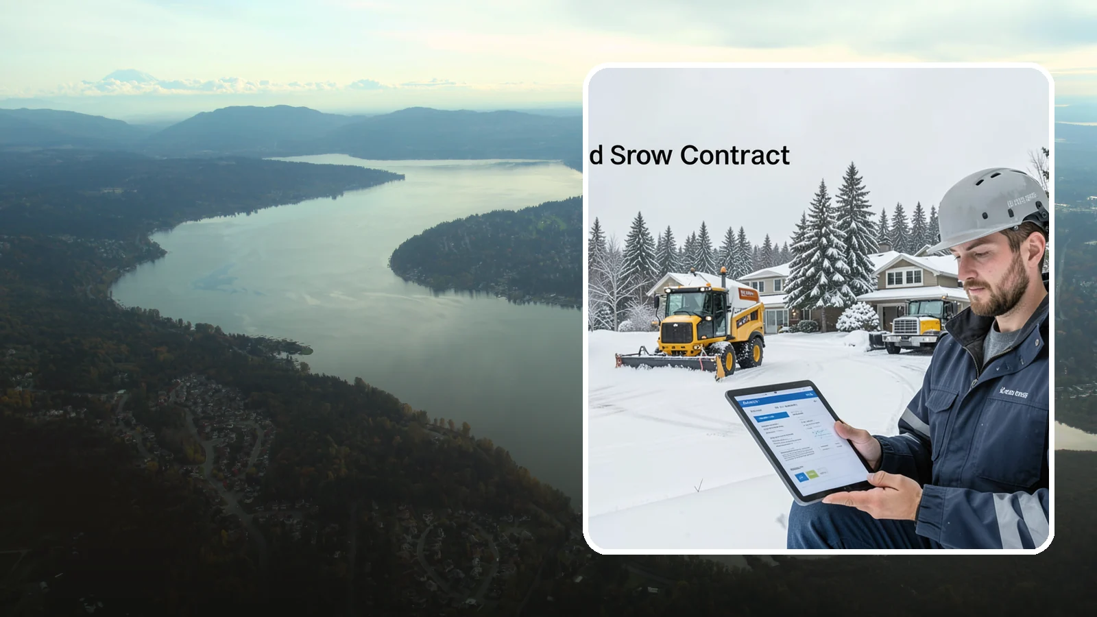 Seasonal Snow Contract in Sammamish, King County, WA - A single flat-rate agreement covering unlimited qualifying clearings for the entire winter season.