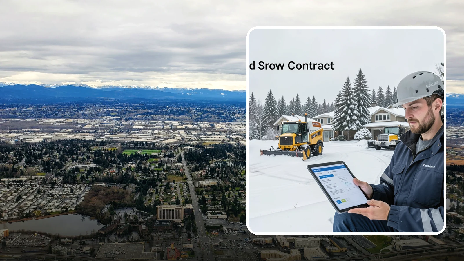 Seasonal Snow Contract in SeaTac, King County, WA - A single flat-rate agreement covering unlimited qualifying clearings for the entire winter season.