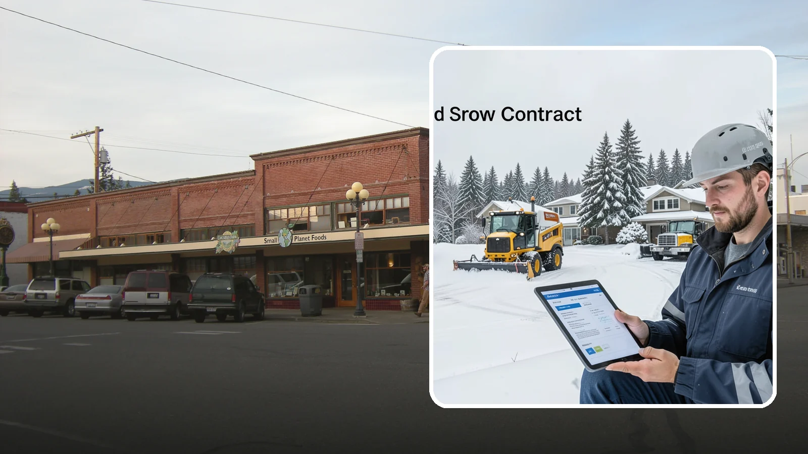 Seasonal Snow Contract in Sedro-Woolley, Skagit County, WA - A single flat-rate agreement covering unlimited qualifying clearings for the entire winter season.