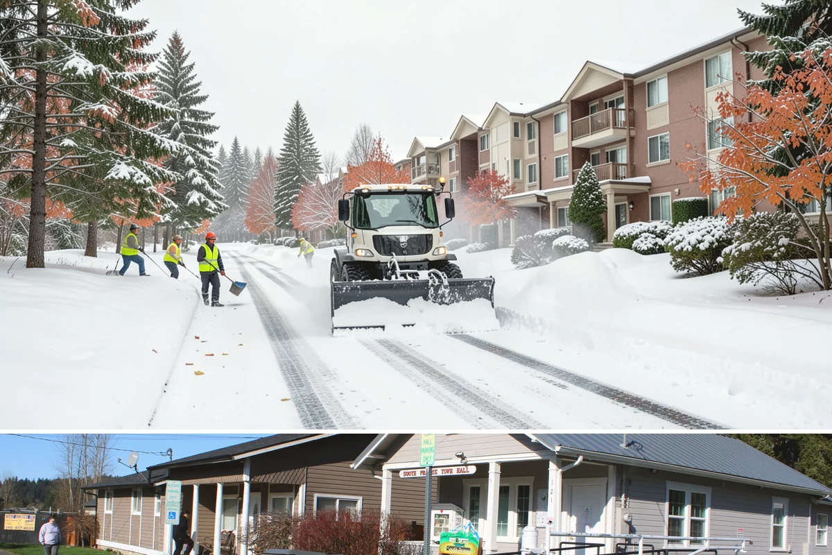 Seasonal Snow Contract in South Prairie, Pierce County, WA - Contracts are signed in autumn, ideally by October or November, before the first snow risk arrives.