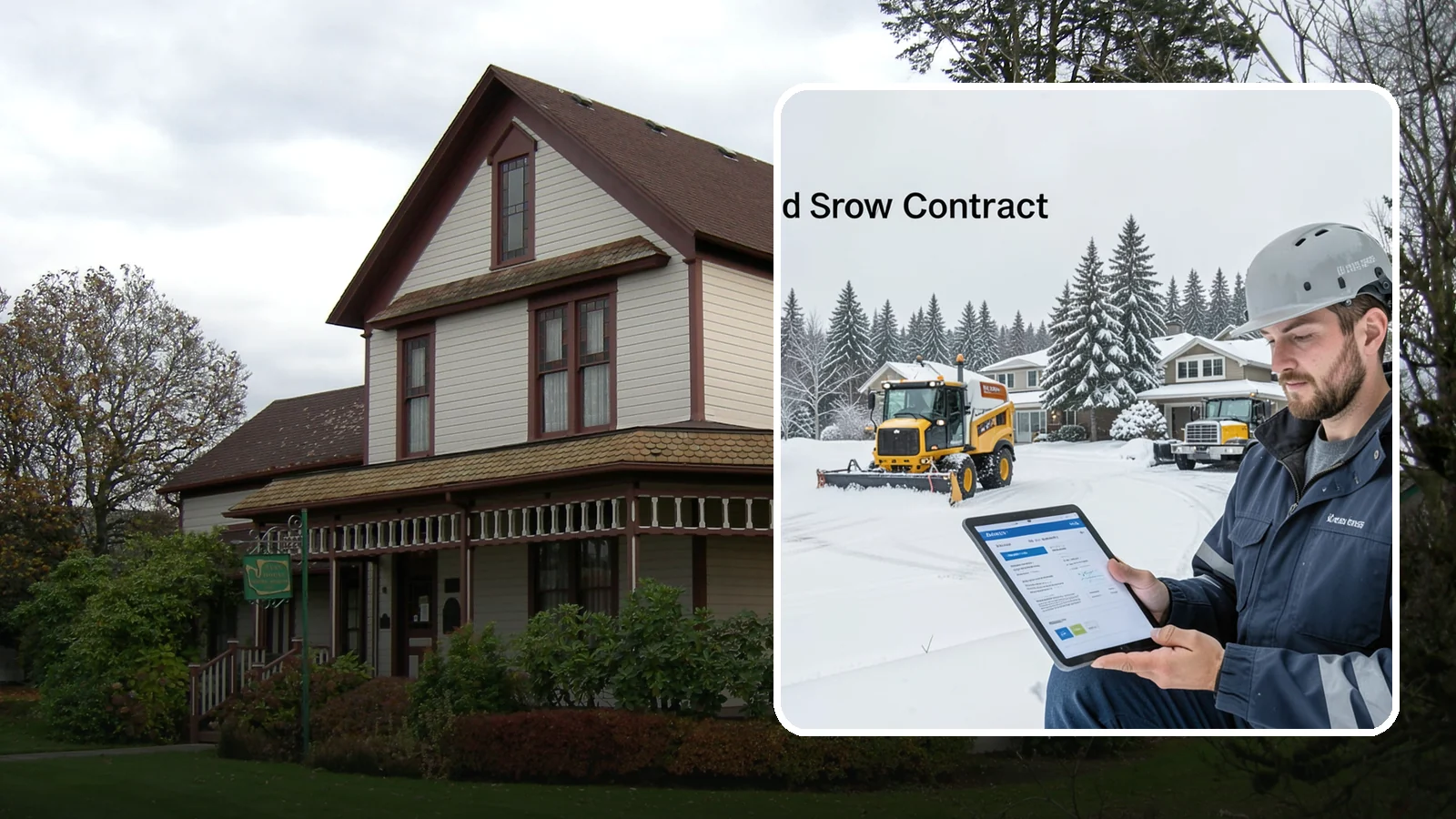 Seasonal Snow Contract in Sumner, Pierce County, WA - A single flat-rate agreement covering unlimited qualifying clearings for the entire winter season.