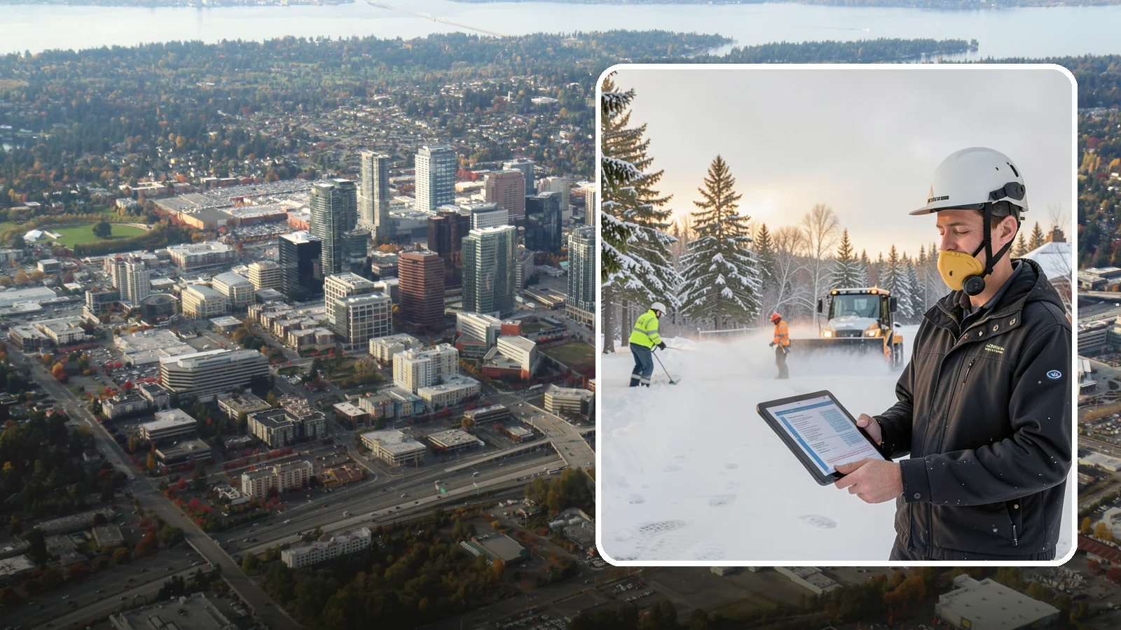 Seasonal Snow Contracts in Bellevue, King County, WA - We provide fixed-price seasonal contracts that cover every snow event on your Western Washington property from first flake to...