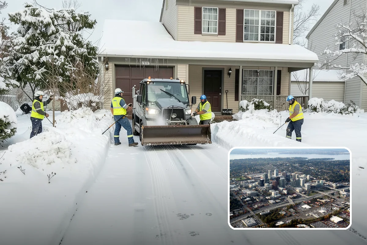 Seasonal Snow Contracts in Bellevue, King County, WA - Locks in one predictable price for the whole winter