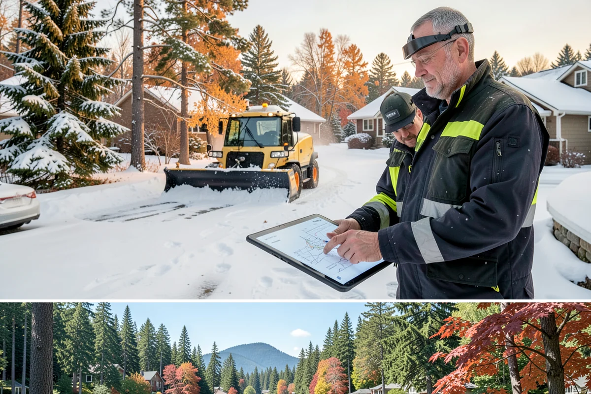 Seasonal Snow Contracts in Covington, King County, WA - Contracts are set before the season begins and run the full November-to-March snow window.