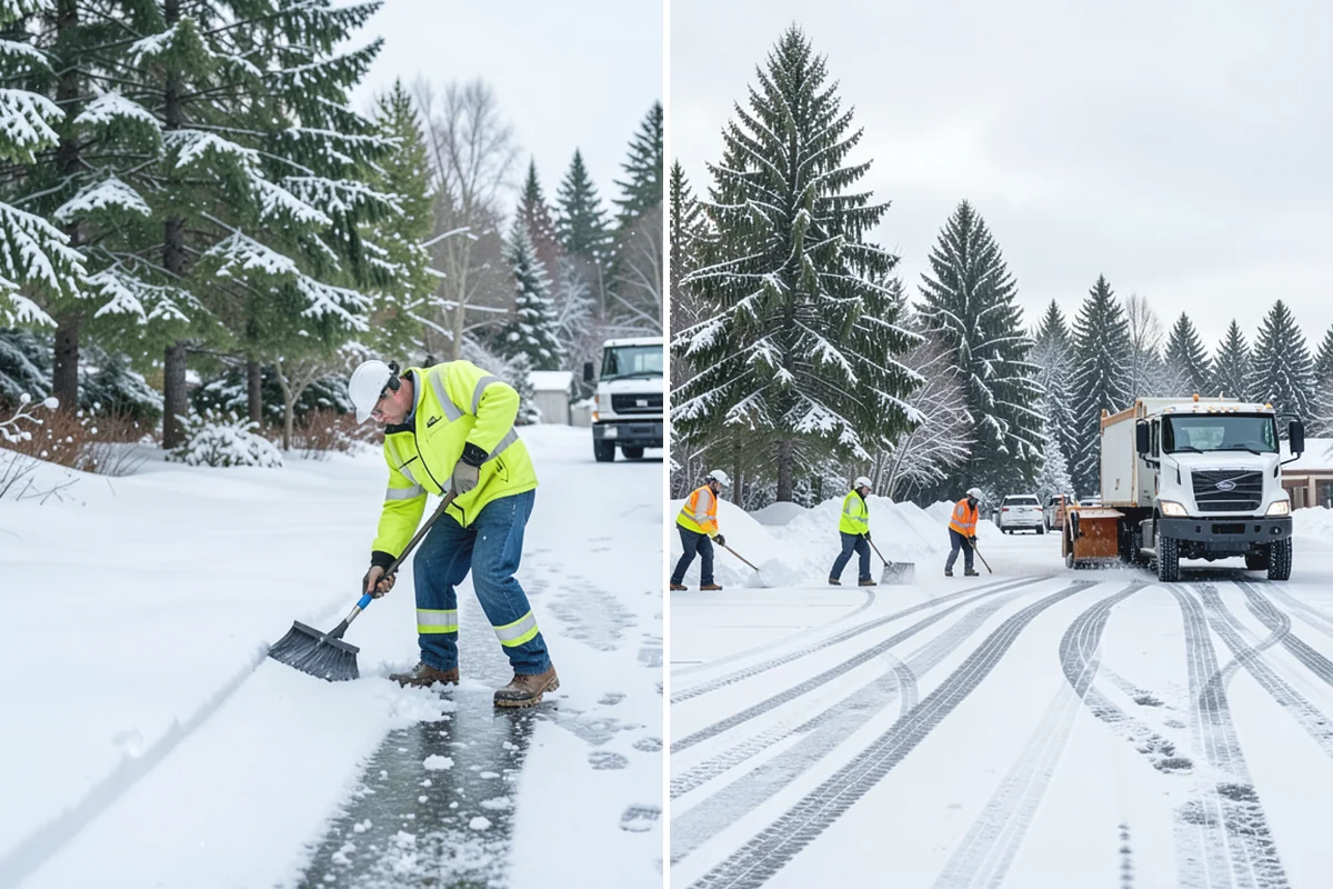Seasonal Snow Contracts in Des Moines, King County, WA - Assess your property size, surfaces, and priorities