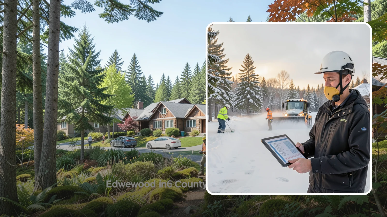 Seasonal Snow Contracts in Edgewood, Pierce County, WA - We provide fixed-price seasonal contracts that cover every snow event on your Western Washington property from first flake to...