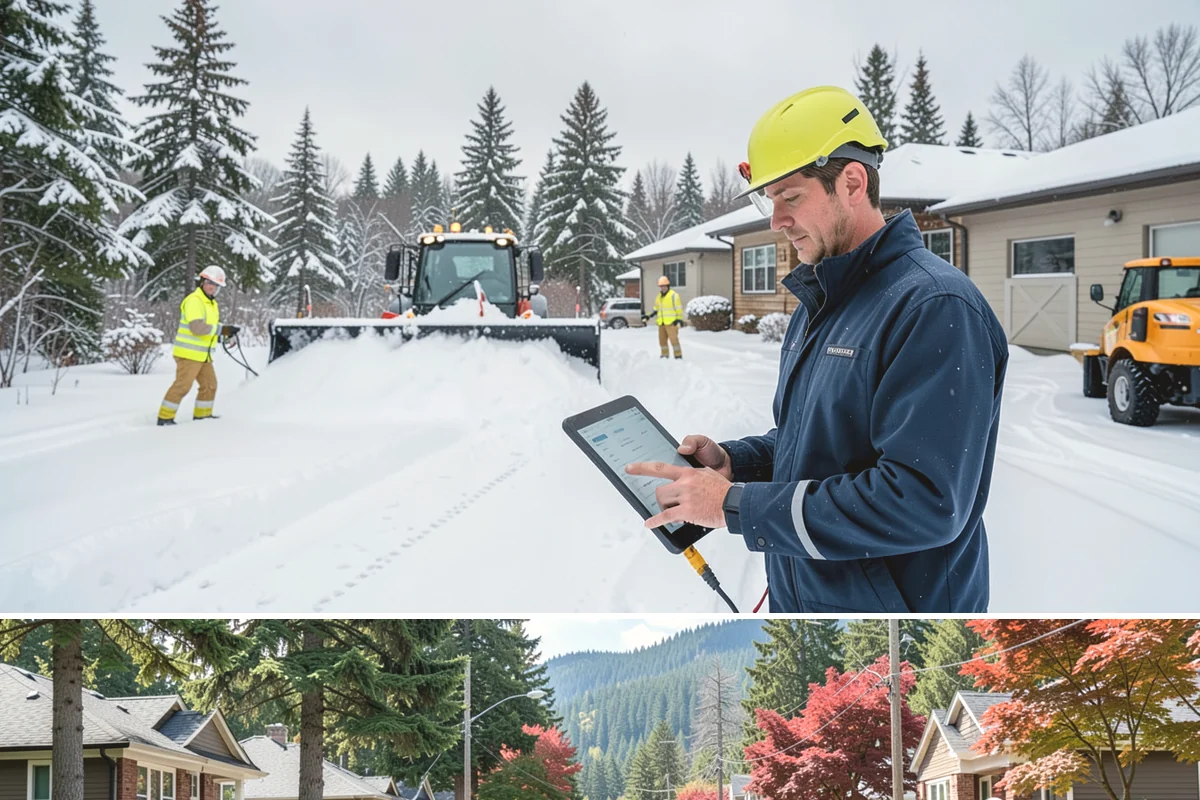 Seasonal Snow Contracts in Hunts Point, King County, WA - Contracts are set before the season begins and run the full November-to-March snow window.