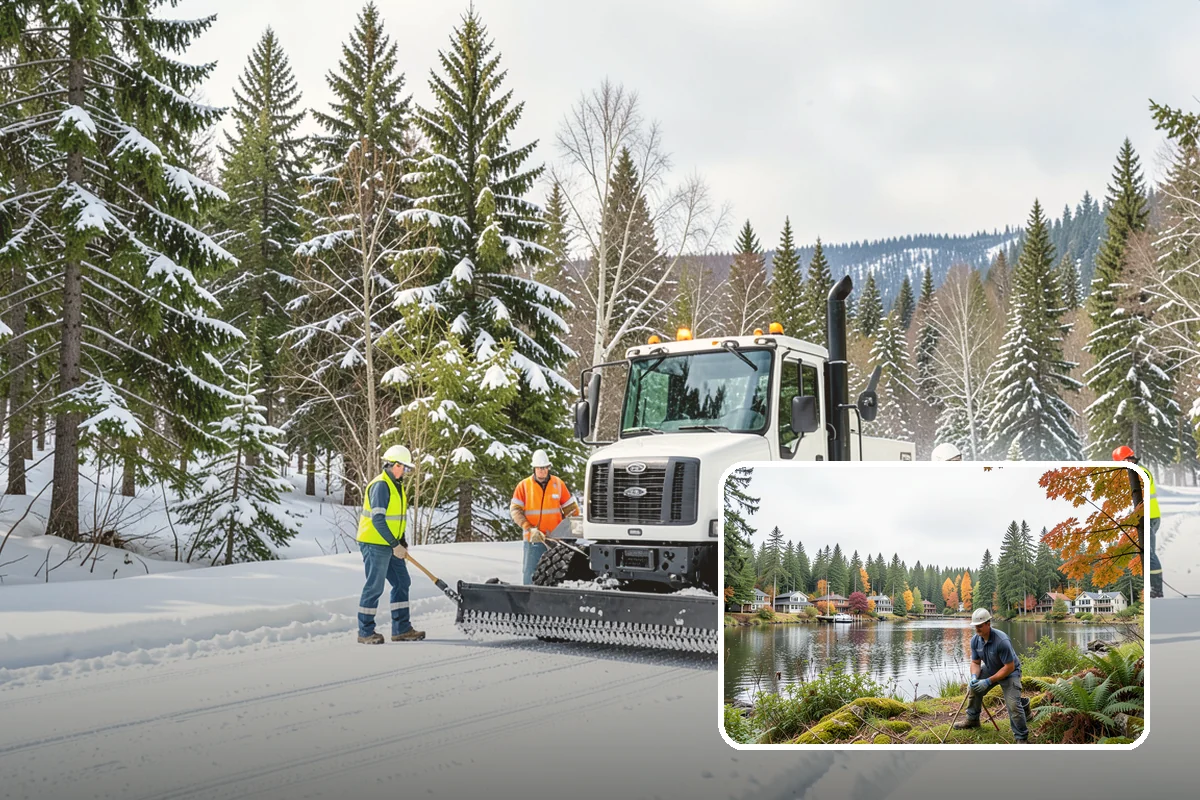 Seasonal Snow Contracts in La Conner, Skagit County, WA - Locks in one predictable price for the whole winter