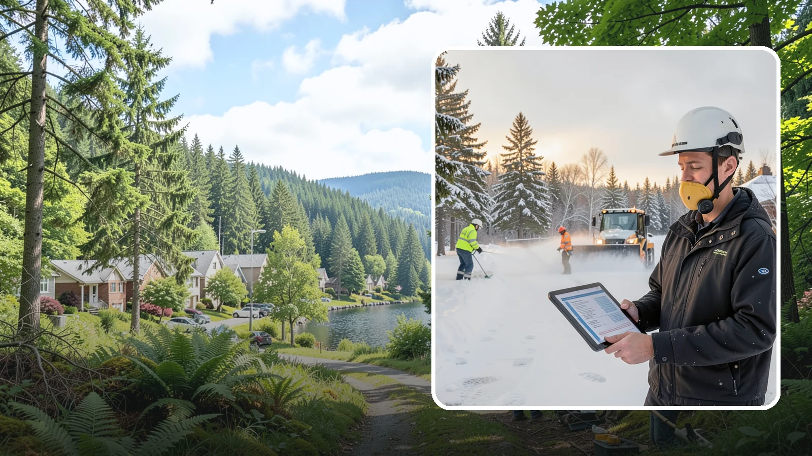 Seasonal Snow Contracts in Lake Forest Park, King County, WA - We provide fixed-price seasonal contracts that cover every snow event on your Western Washington property from first flake to...