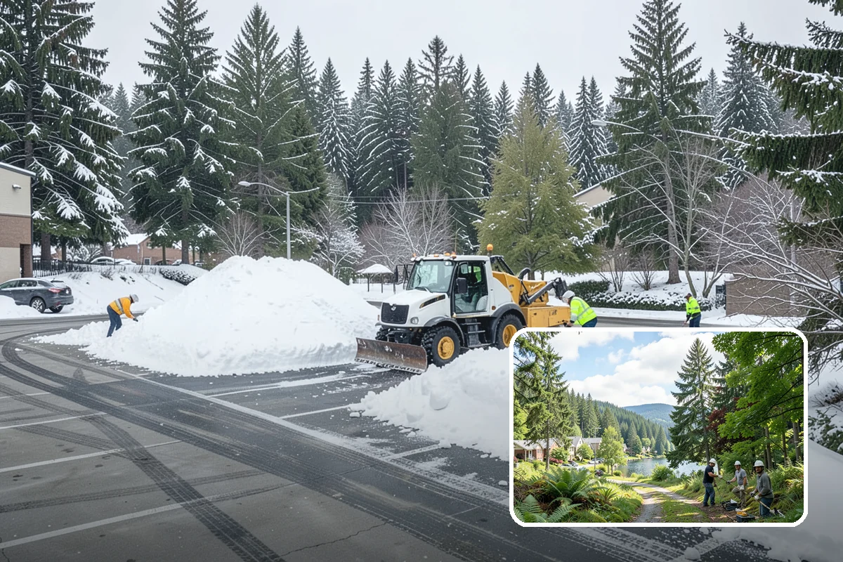 Seasonal Snow Contracts in Lake Forest Park, King County, WA - Locks in one predictable price for the whole winter