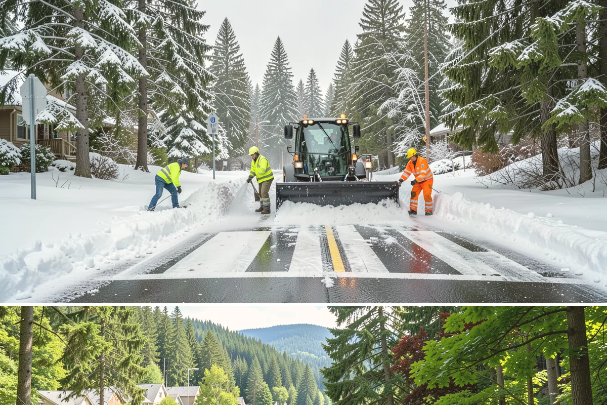 Seasonal Snow Contracts in Lake Forest Park, King County, WA - Contracts are set before the season begins and run the full November-to-March snow window.