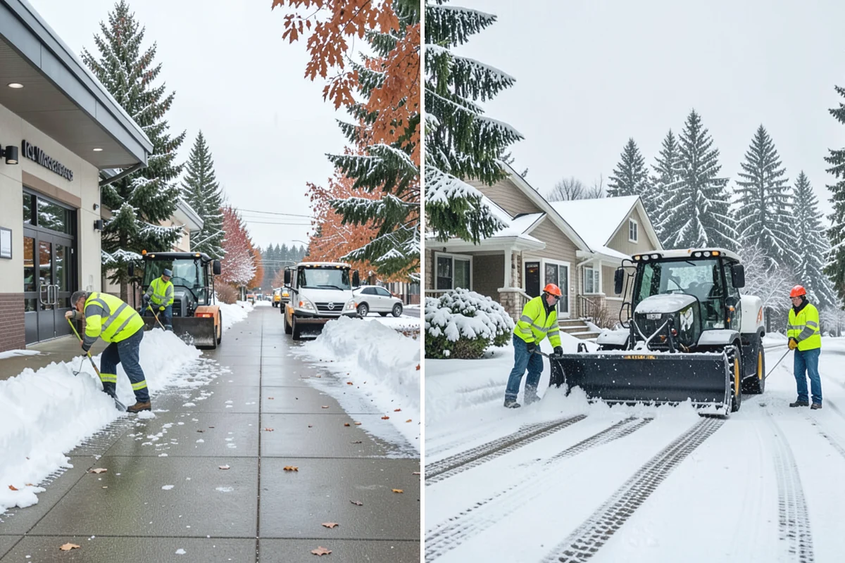 Seasonal Snow Contracts in Medina, King County, WA - Assess your property size, surfaces, and priorities