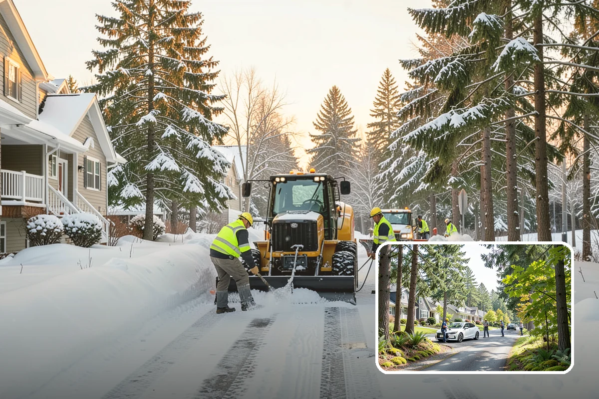 Seasonal Snow Contracts in Normandy Park, King County, WA - Locks in one predictable price for the whole winter