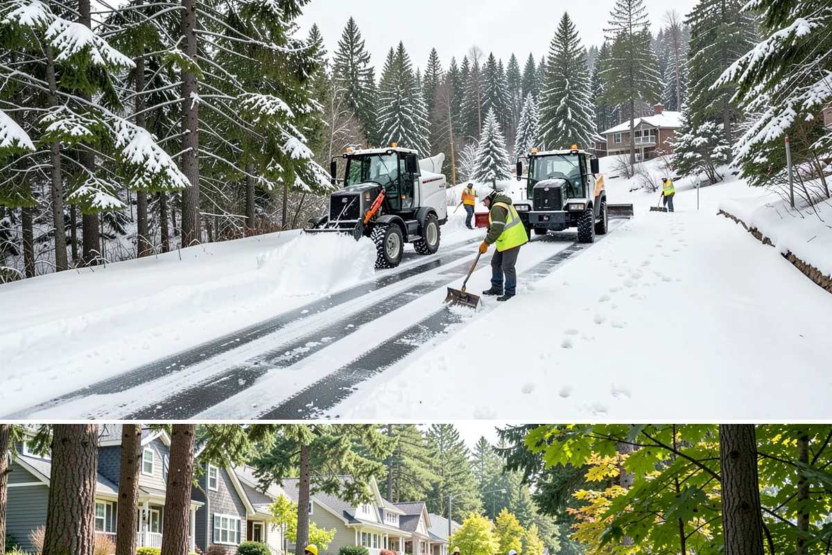 Seasonal Snow Contracts in Normandy Park, King County, WA - Contracts are set before the season begins and run the full November-to-March snow window.