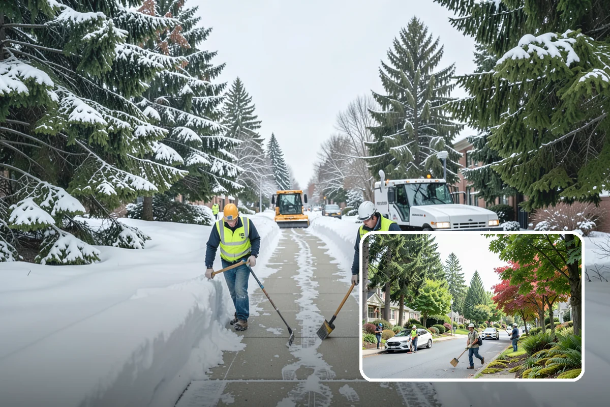 Seasonal Snow Removal in Beaux Arts Village, King County, WA - Locks in one price for the entire winter